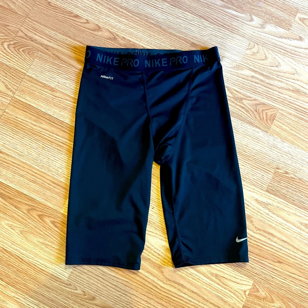 Nike Pro dry fit long shorts good fit for a body-hugging feel